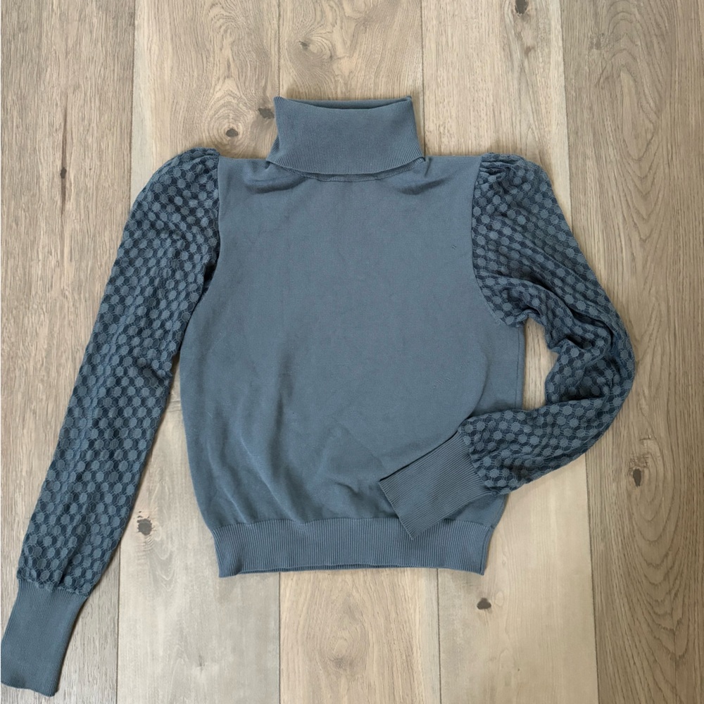 CAGE Turtleneck Lace Sweater